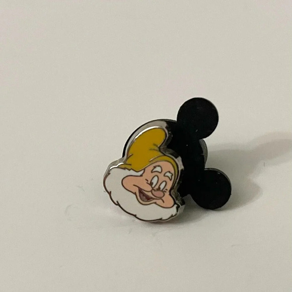 Lot of 3 Snow White Dwarf Pins Dopey Happy - Picture 9 of 13